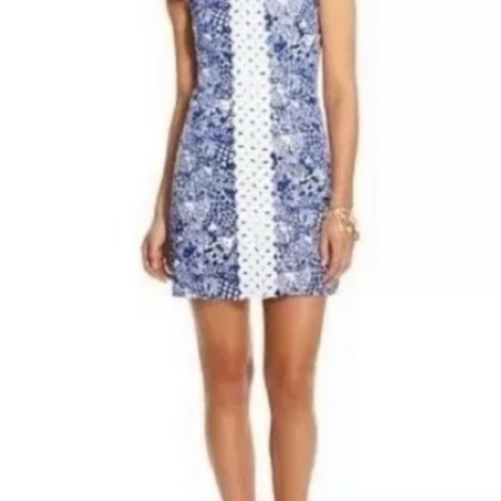 LILY PULITZER FOR TARGET DRESS - Size 4 - NAVY/WHITE